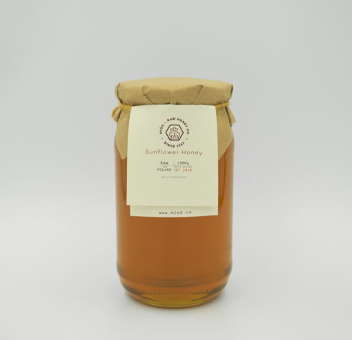 Raw Sunflower Honey 1kg by Miod-Raw Honey Co