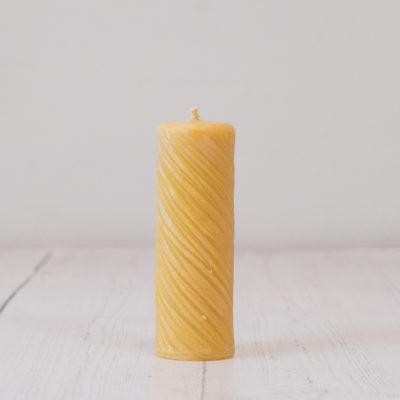 Beeswax candle