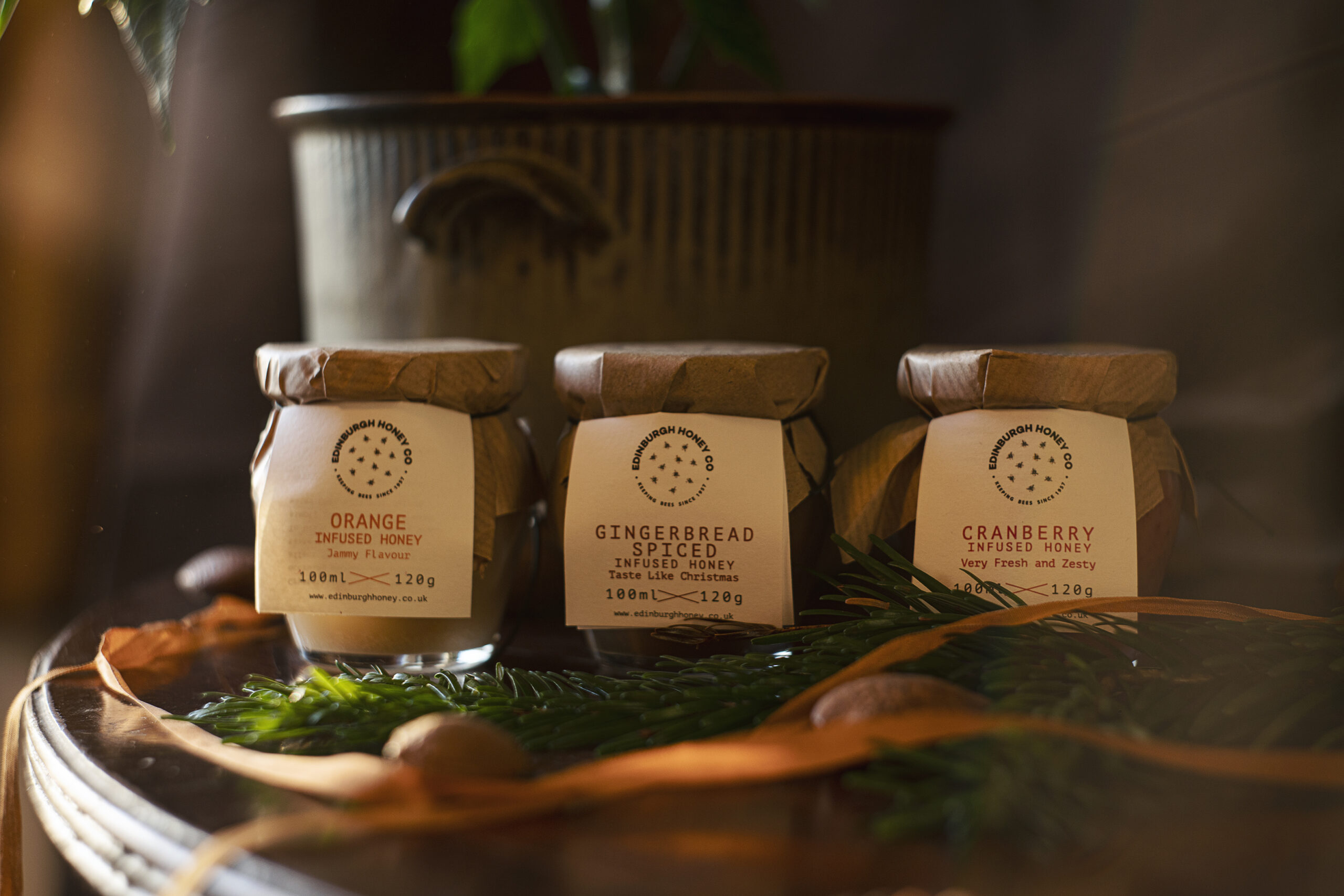 Festive Gift Set - 3 x Jars & Dipper