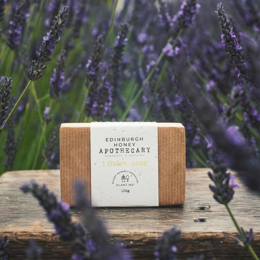 Sweet Gift Guide to Mother's Day
Hand-packed and plastic free
Linden soap.
Labels are infused with lavender seed so you can plant for the bees 