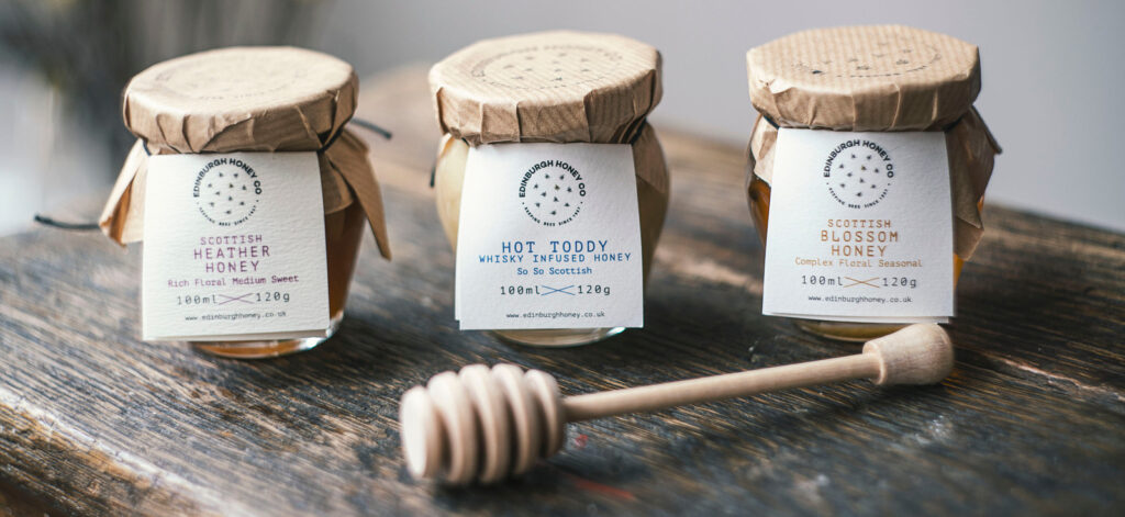 Sweet Gift Guide to Mother's Day
trio of jars of honey with a wooden honey dipper gift set idea ~
Hand-packed and plastic free